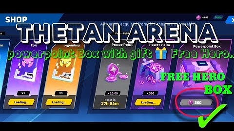 🔴Thetan arena:- powerpoint Box with gift 🎁 Free Hero...#thetangiftlink💲🚀