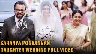 Saranya Ponvannan Daughter Chandini Wedding Video Marriage With Dawn Philip Babu Reception