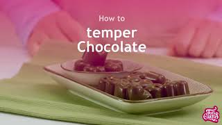 How To Temper Chocolate With Funcakes