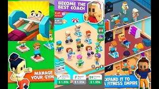Idle Gym City: fitness tycoon clicker, sport games - Gameplay / Android / Casual / Mobile screenshot 4