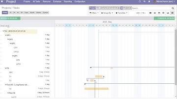 Odoo Gantt Native: Fold State Save - Item List first look