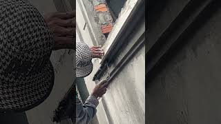 Easy Construction Sand and Cement Rendering on Concrete Columns - How to Building Concrete Columns