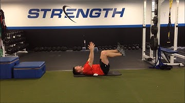 DEAD BUG LEG LOWERING