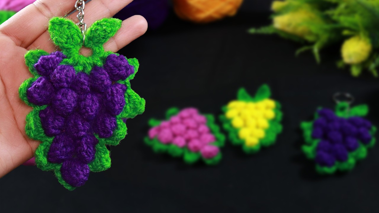 Crochet Grapes Bunch Tutorial | Beginner-Friendly Step-by-Step
