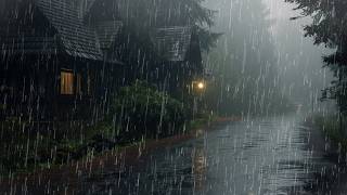 No Ads Rain Sounds for Sleeping - Intense Rainstorm for Deep Sleep &amp; Relaxation, Relax ASMR