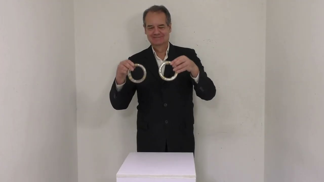 10126 Pair of Omani Batinah Silver Rattle Bracelets with Gilded Strips