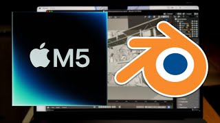 Blender 5.0 on M5 Apple Chip || MacBook Pro 14"
