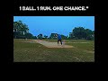 Play a safe, low-risk shot 😱 #shorts #tennisballcricket