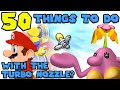 50 Things to do With F.L.U.D.D.’s Most Useless Nozzle (Super Mario Sunshine) - Thane Gaming