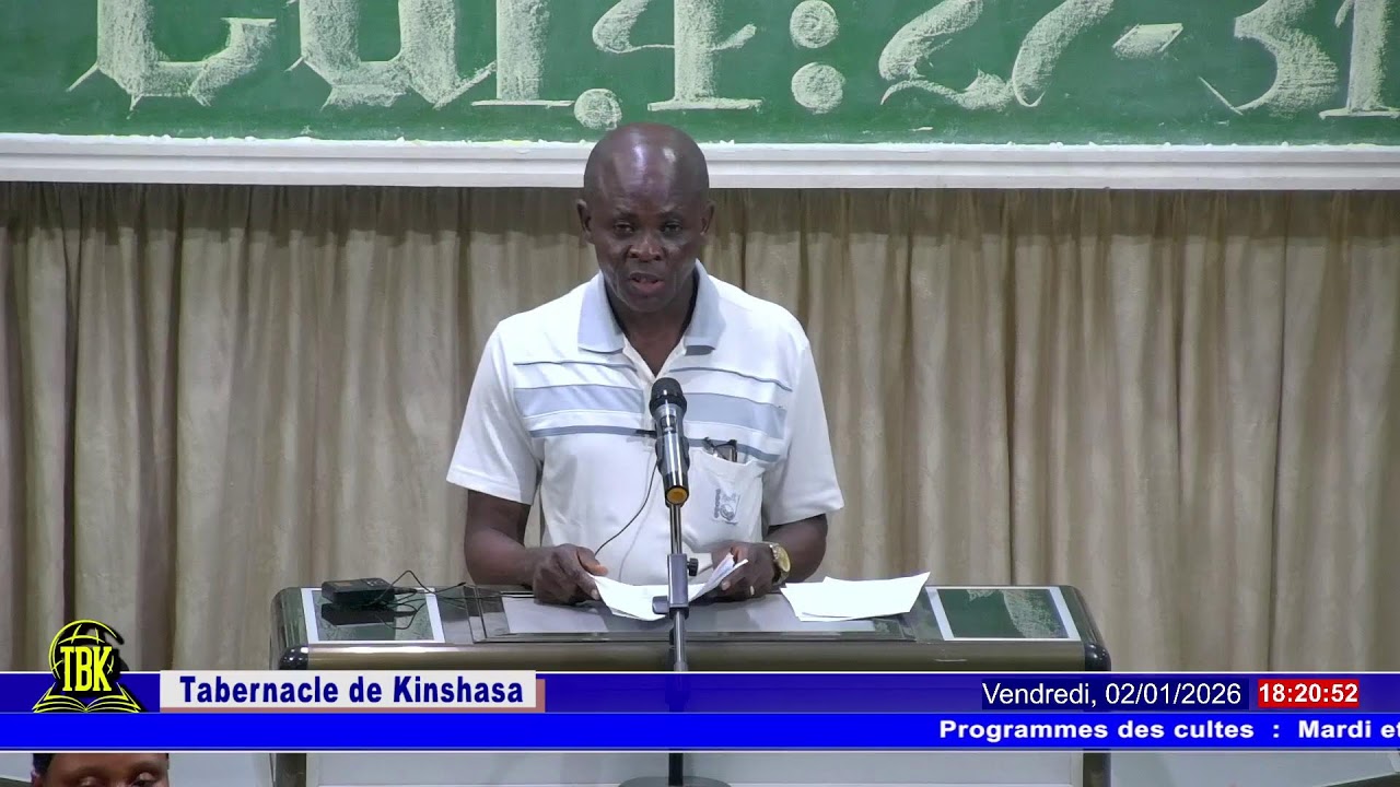 Thème : La Semence n'héritera pas avec la balle. Gal. 4 : 27 - 31 Orateur : Past Valentin LUMUANGA