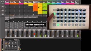 Livid Code and Bitwig Studio: Sends Mode