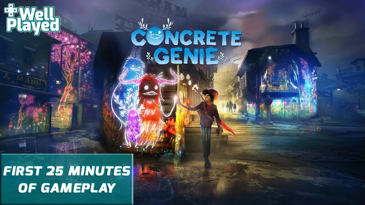 First 25 Minutes of Concrete Genie Gameplay