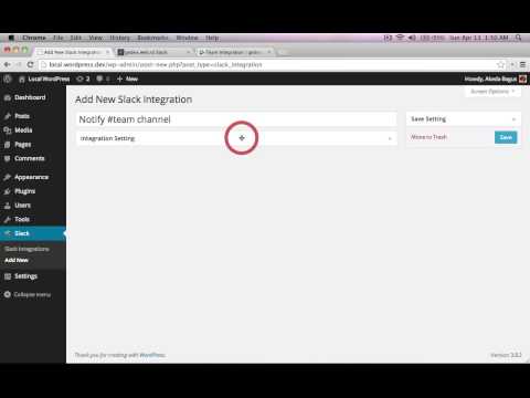 WordPress Plugin - Slack