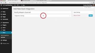 WordPress Plugin - Slack