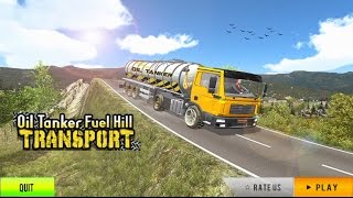 Oil Tanker Fuel Hill Transport - Red Tanker Driving screenshot 4