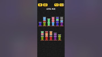 Cup Sort Puzzle Level 1432 | Water Sort Puzzle Level 1432 | Ball Sort Puzzle Level 1432 All the same