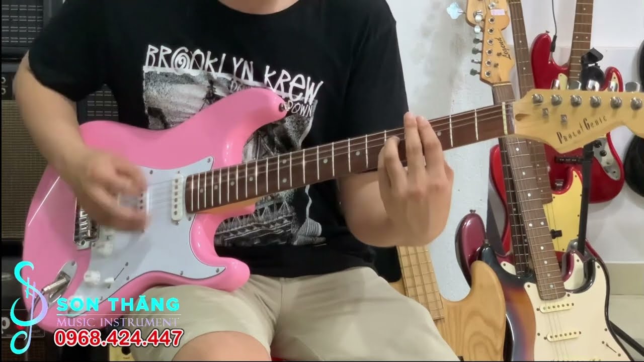 Đàn guitar điện giá rẻ - Nhạc cụ son thăng - youtube