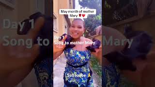 DAY 1 song to mother Mary #catholicchoir #catholicchurch #mothermary #viral #fyp #relatable