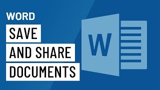 Word 2016: Saving and Sharing Documents screenshot 4