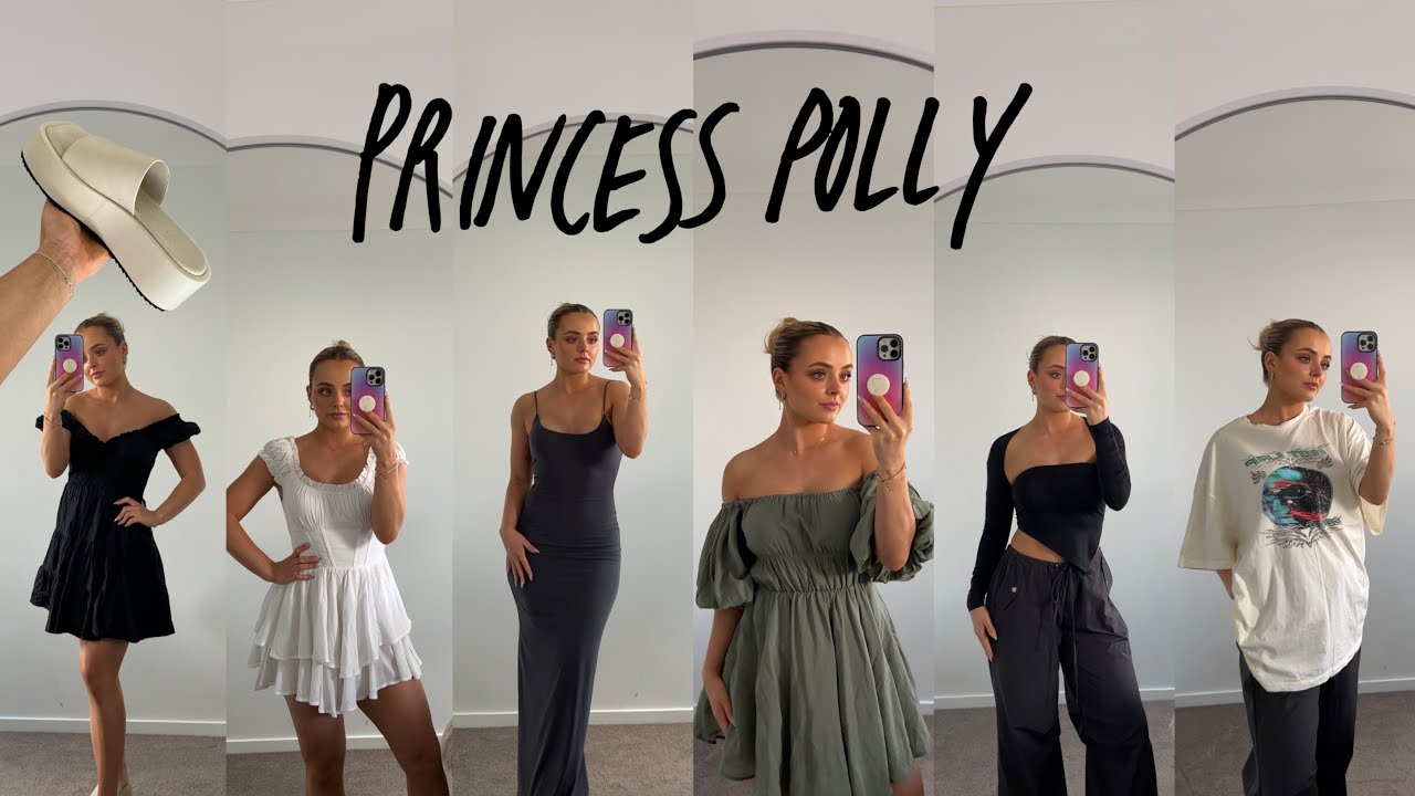 PRINCESS POLLY HAUL | we're back bby | 2023 energy | TRY ON | Conagh Kathleen