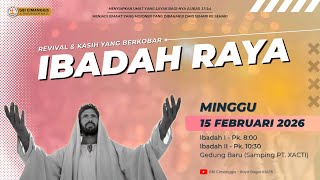 Tetap Mengasihi Walau Terluka  Ibadah Raya 2 Gbi Cimanggis 15 Februari 2026