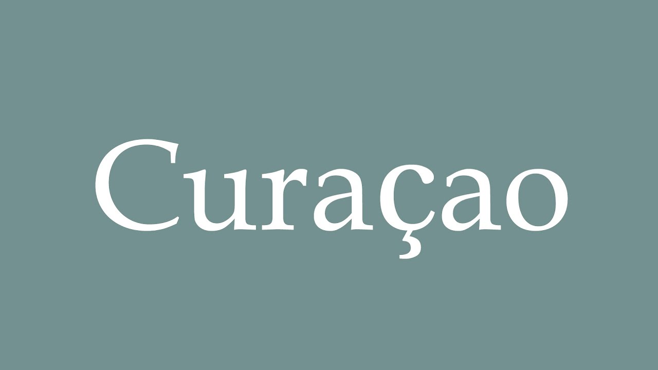 How to Pronounce ''Curaçao'' Correctly in French YouTube
