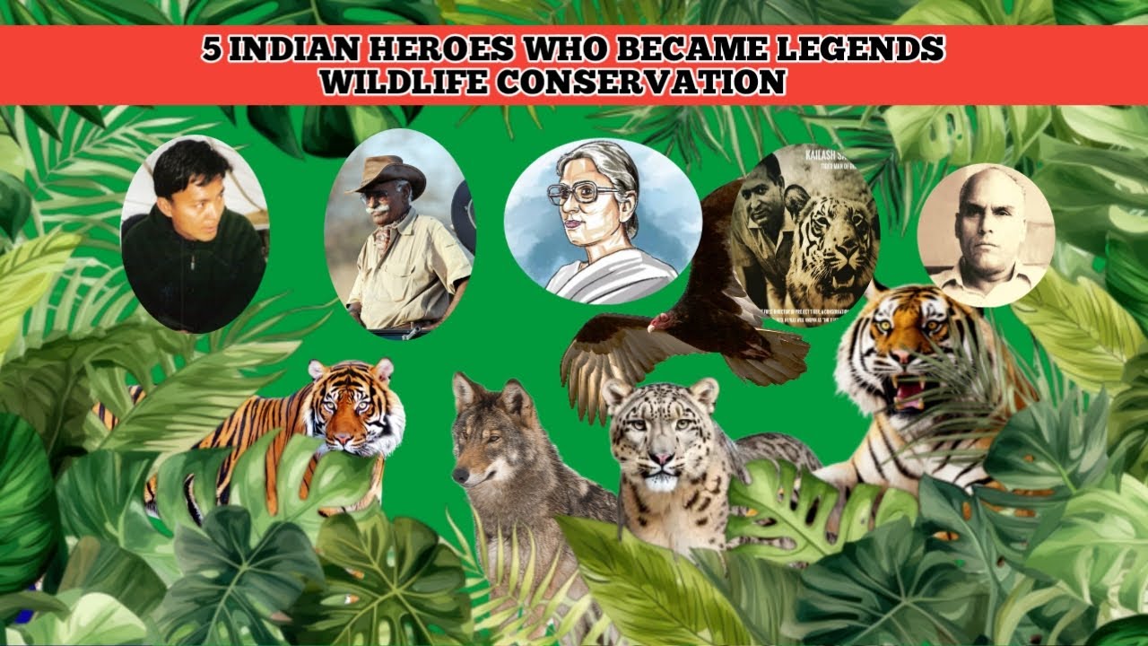 5 Indian Heroes Who Became legends in Wildlife Conservation @Civil_Analysis