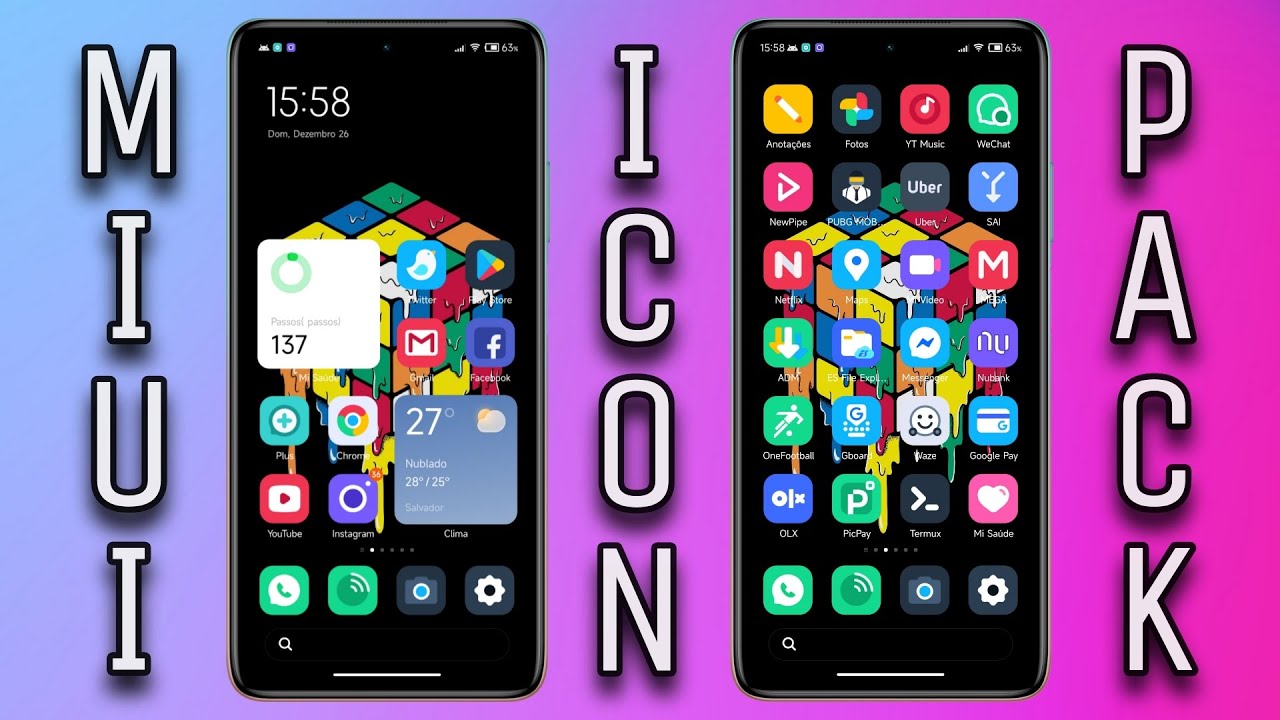 WOW - Baixe Agora! MIUI iCon Pack - Extreme Personalização - MTZ - YouTube