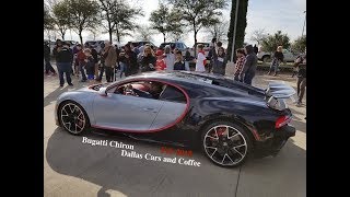 Bugatti Chiron! Dallas Cars and Coffee Feb 2018