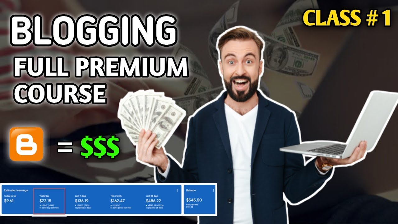How to Ceate a Blogger Website and Earn Money Online from Blogging ...