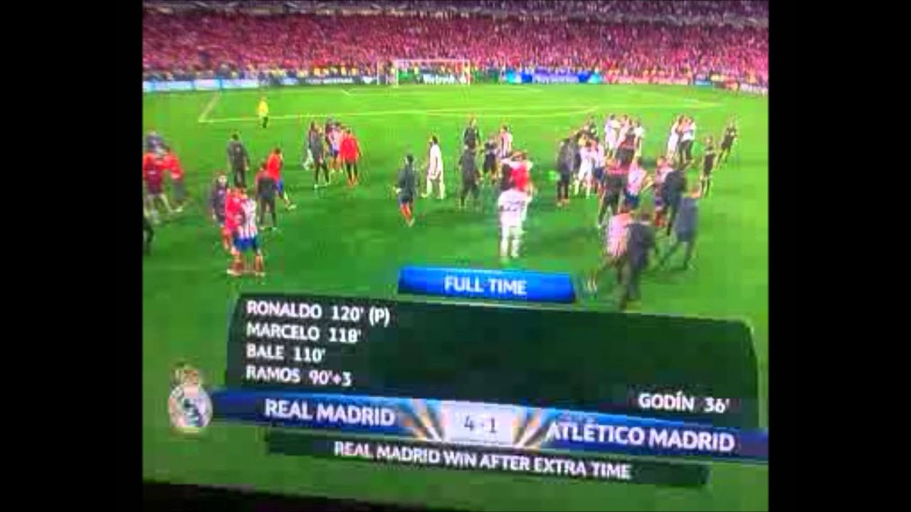 Real Madrid 2014 extra time champions league final goals YouTube