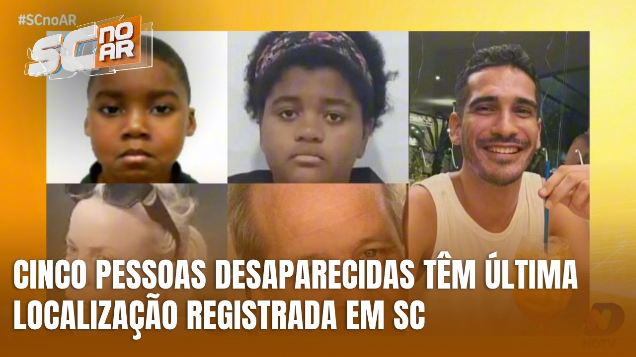Cadastro nacional reúne cinco pessoas desaparecidas em Santa Catarina