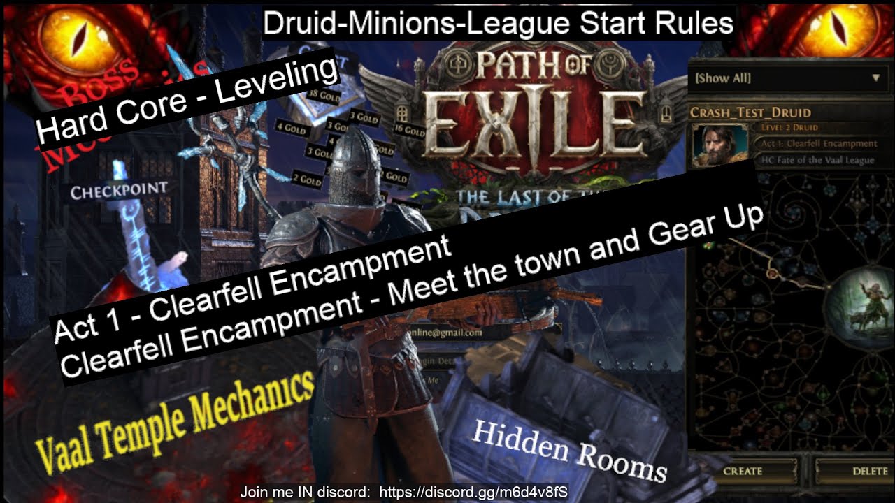 JASYTI- POE2 Campaign- S2-Clearfell Encampment-Minion Shaman Build-Basic Training Leveling Guide