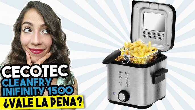 CleanFry 3 L Freidora eléctrica 3 litros Cecotec