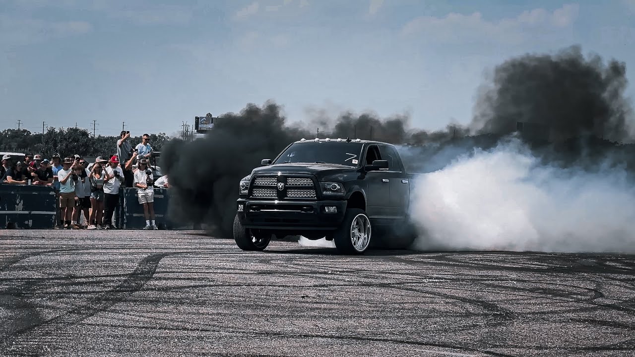 Cummins Burnout Madness at Atlantic City Truck Show
