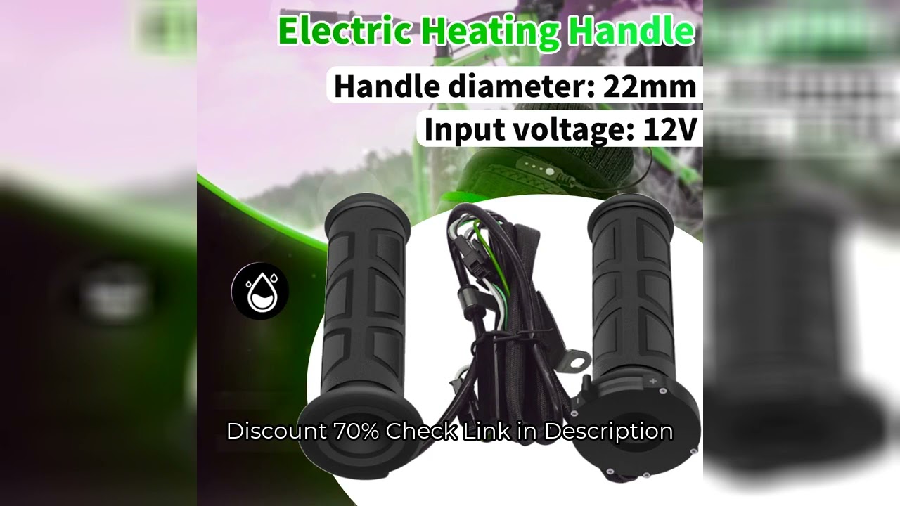 22mm Motorcycle Hand Heated Grips 3 Gear Scooter Bar Hand Warmer Temperature Regulation Motorcycle H