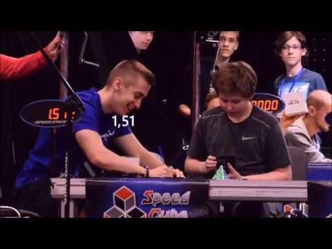pyraminx official world record average 1.87- first sub 2 average ever!!! full reaction + slow motion