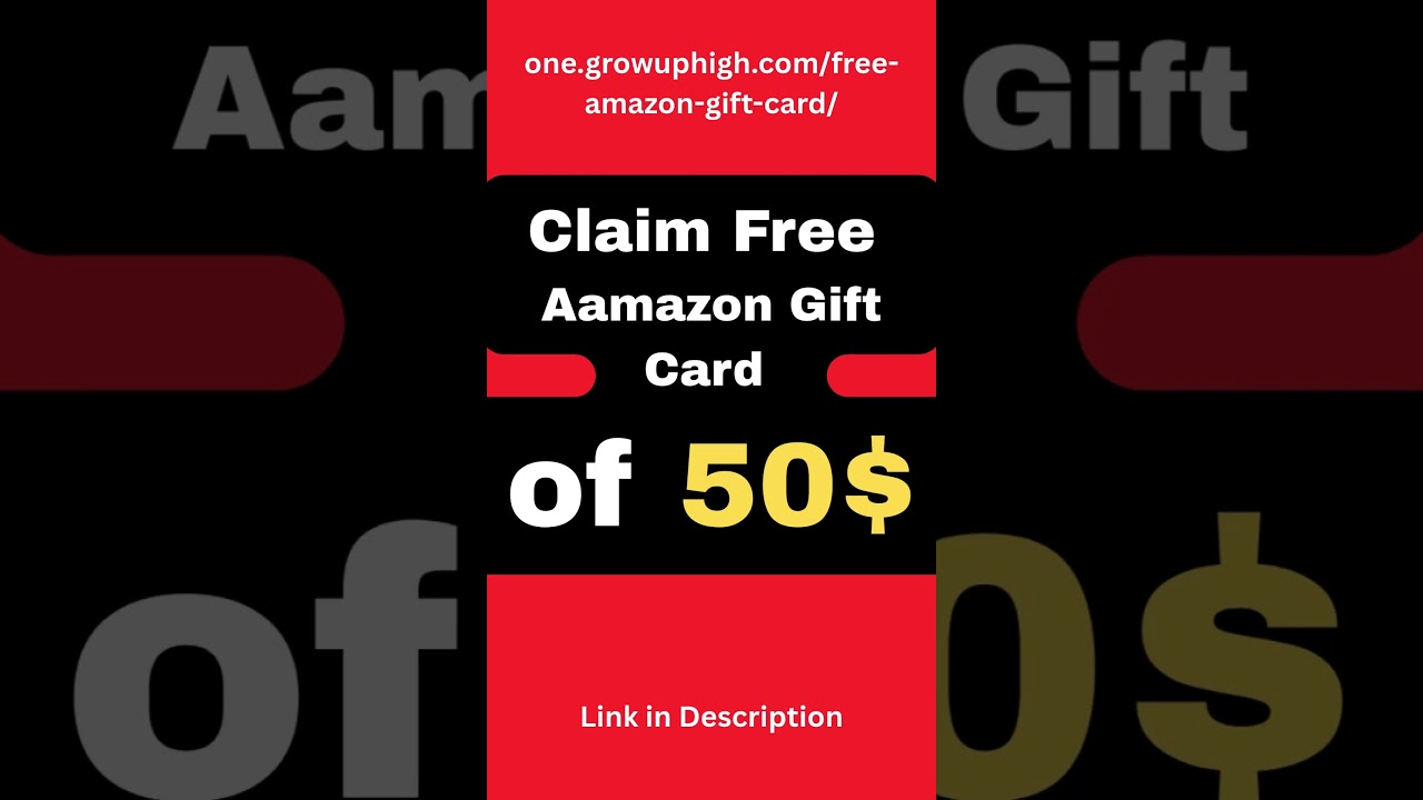 free $50 amazon gift card code 🔥