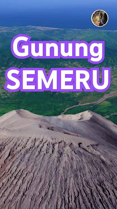This is what the peak of Mount Semeru looks like #shorts #semeru #volcano #eastjava
