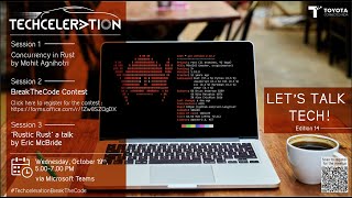 Techceleration's! Let's Talk Tech! Rust | BreakTheCode Contest - 14th Edition