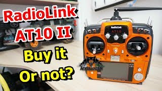 Futaba 10CAG knock off Radiolink AT10II 2.4Ghz 12CH DSSS FHSS RC Transmitter