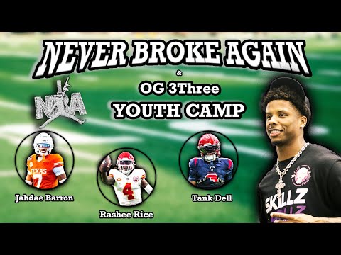 NBA Sports Youth Camp Ft. Tank Dell, Rashee Rice, OG 3Three & More! 🔥 Giving Back to the Community