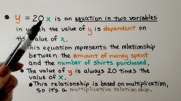 6th Grade Math 12.2a, Identifying Independent and Dependent Quantities from a Table