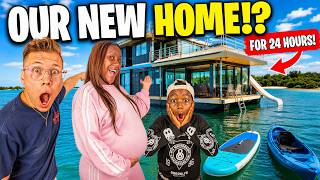 We Lived on a Floating House for 24 Hours!
