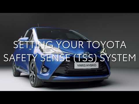 Toyota Yaris: How to set your Toyota Safety Sense System