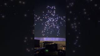 Beautiful drone show for a season with a reason