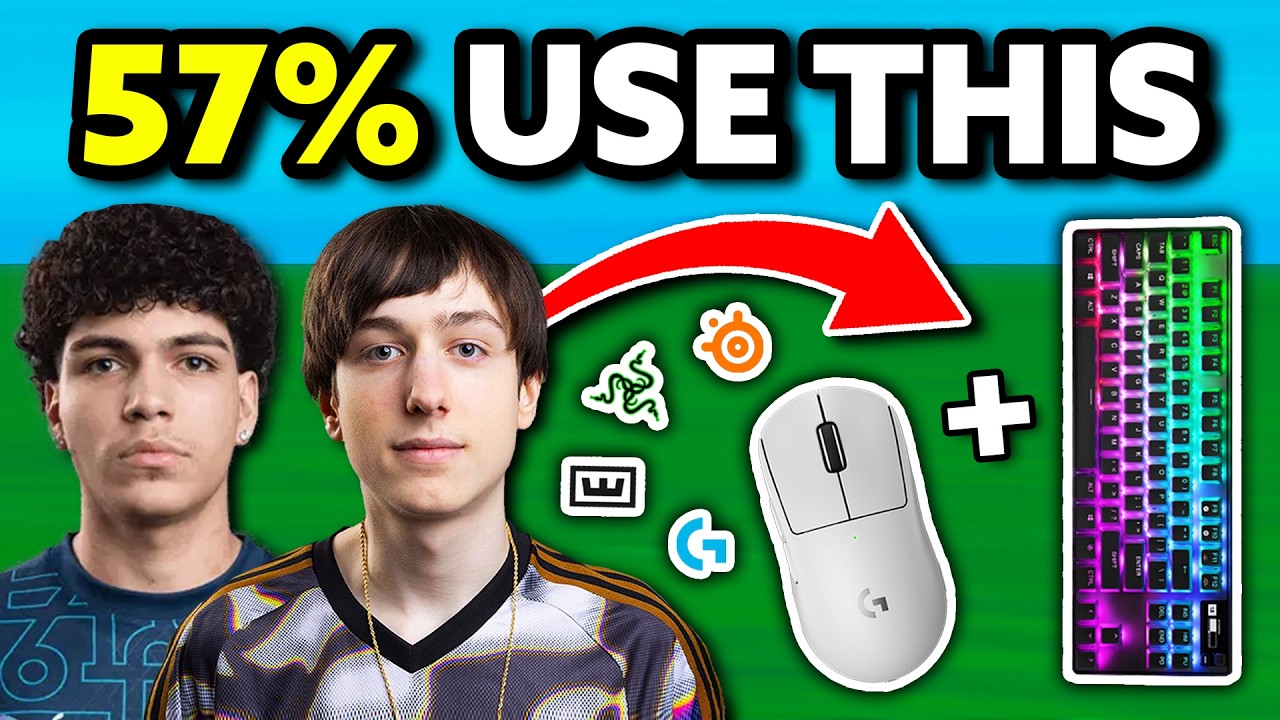 Какую мышь и клавиатуру используют лучшие игроки Fortnite в 2025 году?