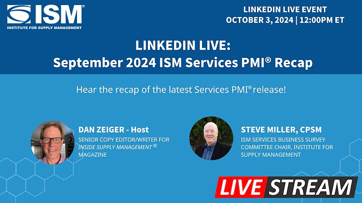 September 2024 ISM Services PMI Report Recap (LinkedIn Live)