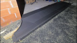 Финишинг пандуса ЧЕРНЫЙ БЕТОН  | Integral color Black concrete ramp FREE FORMING