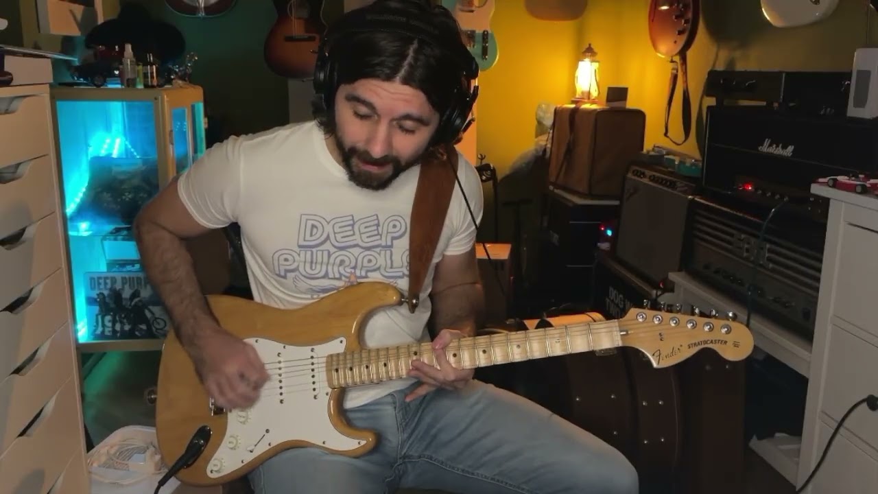 Deep Purple - Lay Down Stay Down guitar cover